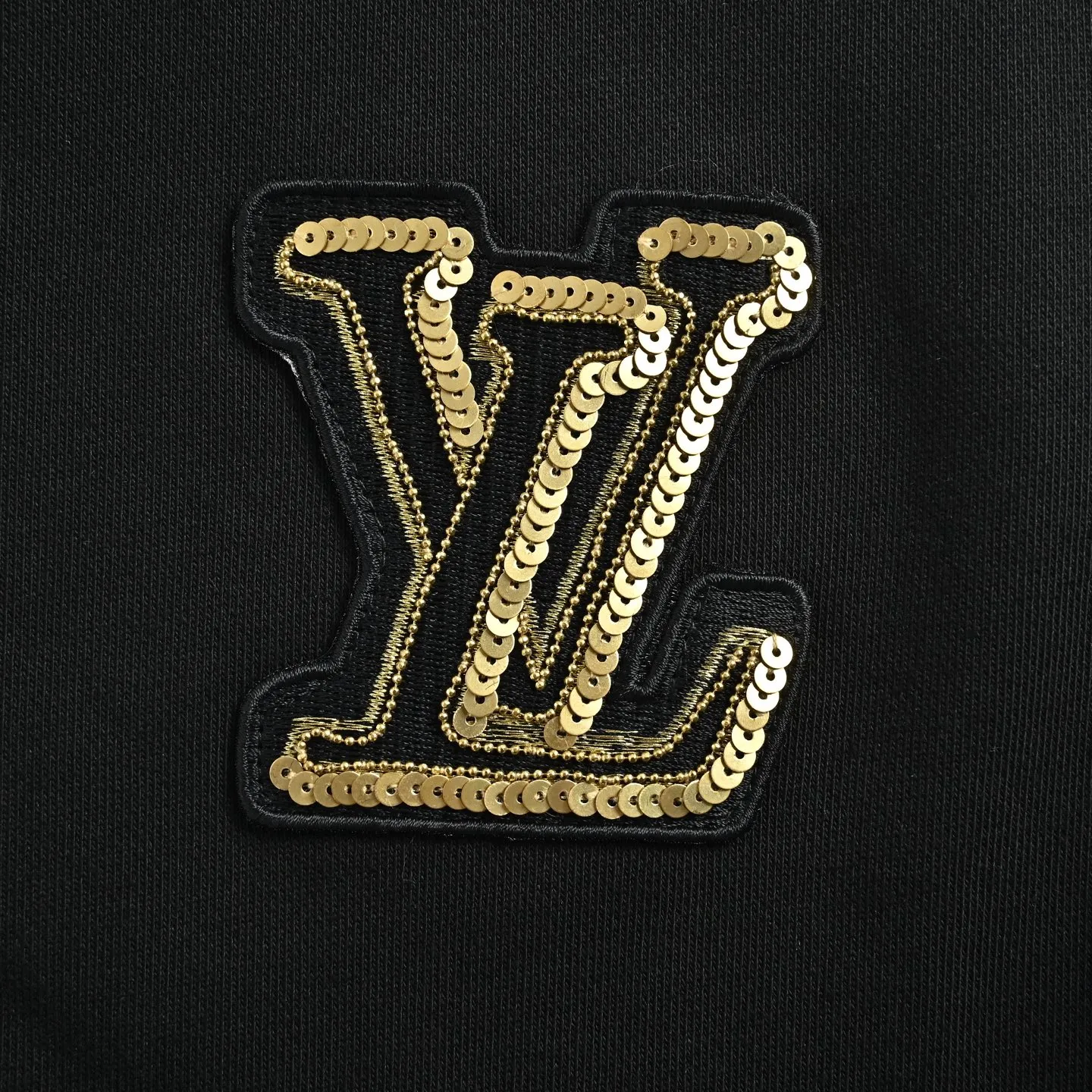 Louis Vuitton/Louis Vuitton Gold sequin logo embroidered jacket jacket